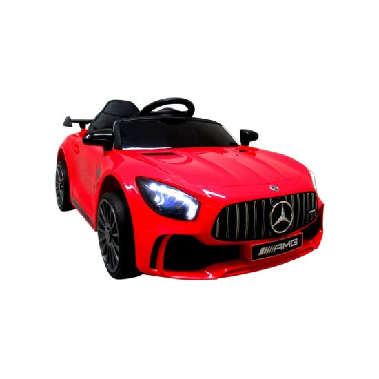 Vienvietīgs elektroauto bērniem Mercedes AMG GT R, sarkans