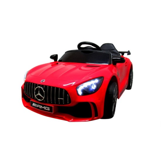 Vienvietīgs elektroauto bērniem Mercedes AMG GT R, sarkans