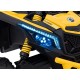 Vienvietīgs bērnu elektromobilis Can-Am Maverick ATV 800w, 4x4. dzeltena