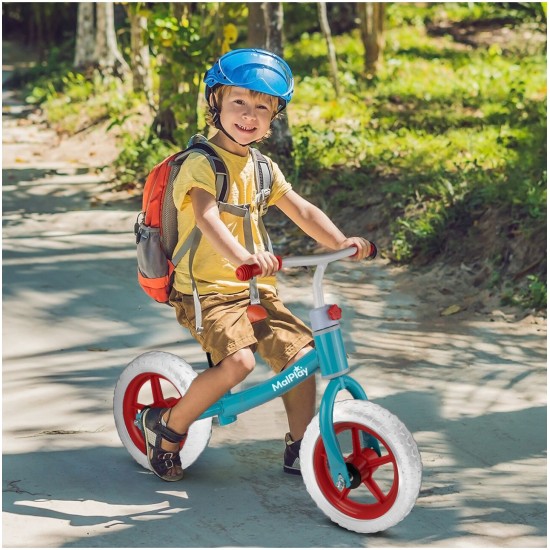 Līdzsvara velosipēds Malplay 12" Eva, Red/Blue