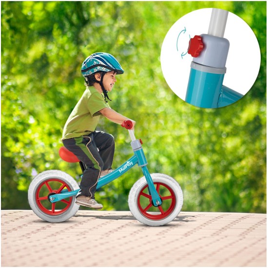Līdzsvara velosipēds Malplay 12" Eva, Red/Blue