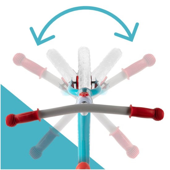 Līdzsvara velosipēds Malplay 12" Eva, Red/Blue
