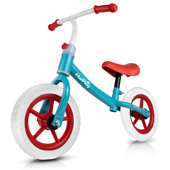 Līdzsvara velosipēds Malplay 12" Eva, Red/Blue