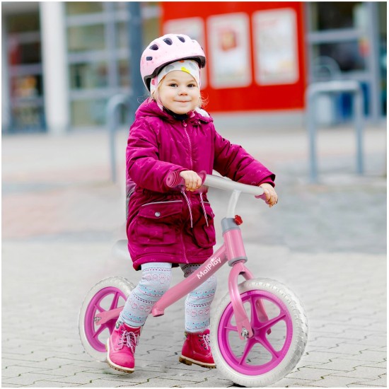 Līdzsvara velosipēds Malplay 12" Eva, Pink