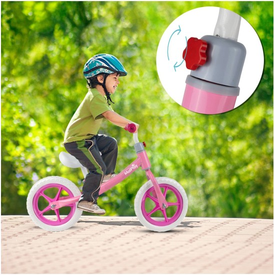 Līdzsvara velosipēds Malplay 12" Eva, Pink