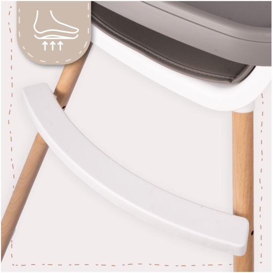 Bērnu barošanas krēsls 3in1 BITEO Grey