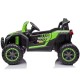 Divvietīgs elektromobilis UTV Buggy Racing 4x4, Zaļš