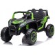 Divvietīgs elektromobilis UTV Buggy Racing 4x4, Zaļš