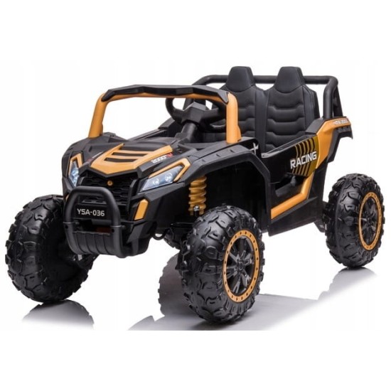Divvietīgs elektromobilis UTV Buggy Racing 4x4, Gold