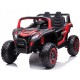 Divvietīgs elektromobilis bērniem Buggy Atv Racing 4x200w 24v, sarkans