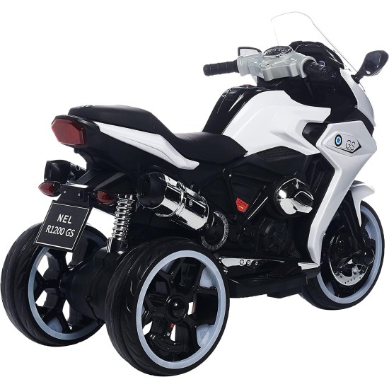 Elektriskais klusais trīsriteņu motocikls "Speed ​​​​1200 GS" White