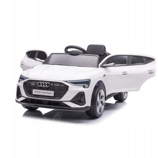 Elektroauto bērniem Audi E-Tron QLS-6688, 4x4, balts