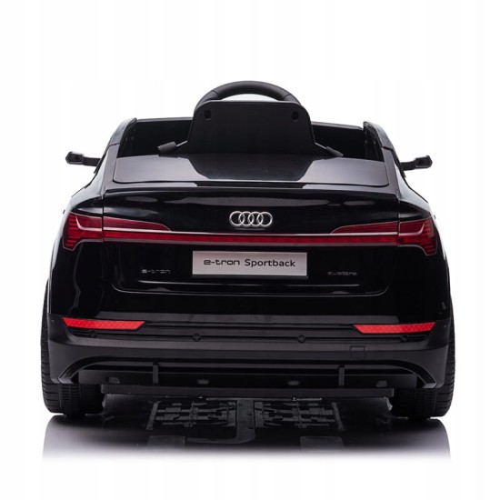 Elektroauto bērniem Audi E-Tron QLS-6688, 4x4, melns