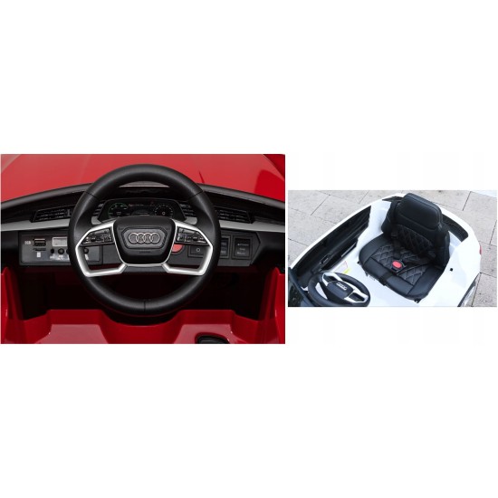 Elektroauto bērniem Audi E-Tron QLS-6688, 4x4, melns
