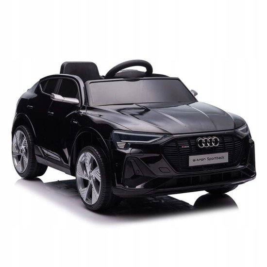 Elektroauto bērniem Audi E-Tron QLS-6688, 4x4, melns