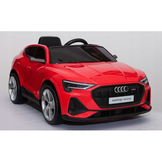 Elektroauto bērniem Audi E-Tron QLS-6688, 4x4, sarkans