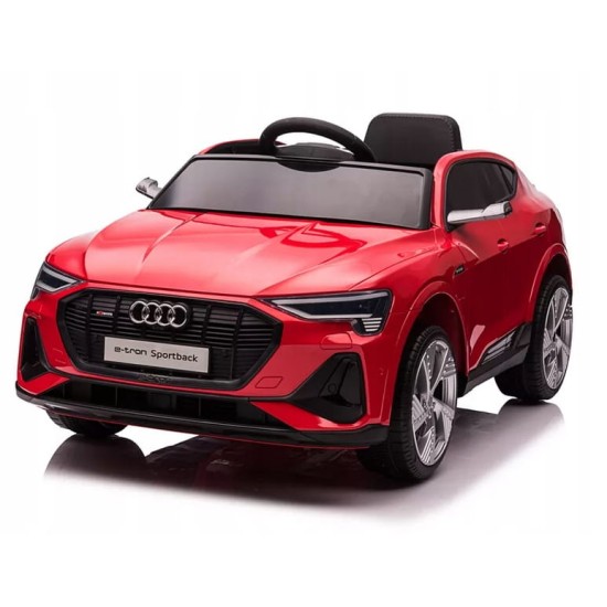 Elektroauto bērniem Audi E-Tron QLS-6688, 4x4, sarkans