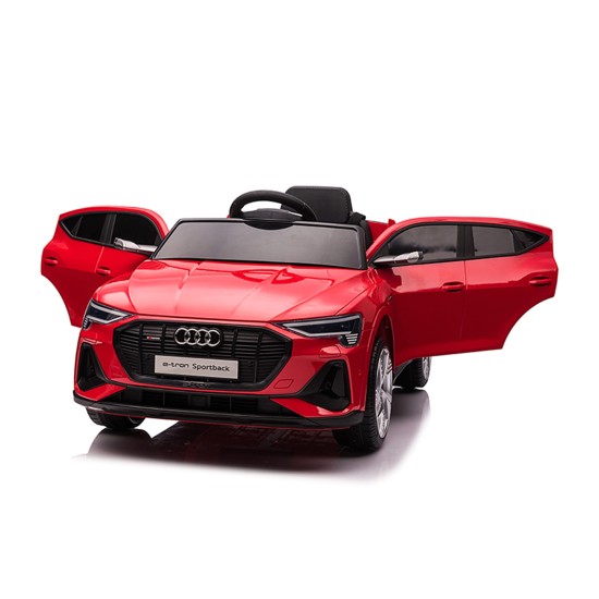 Elektroauto bērniem Audi E-Tron QLS-6688, 4x4, sarkans