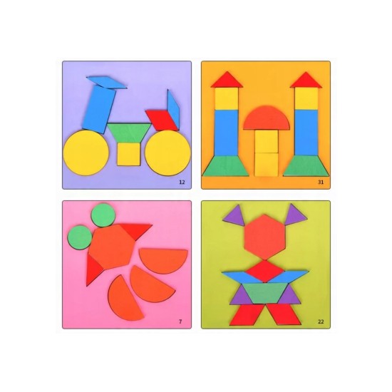 Montessori izglītojošā magnētiskā puzle