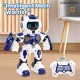 Interaktīvs robots, ar tālvadības pulti vadāms, lēkājošs un šaujošs
