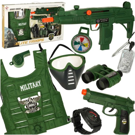 Bērnu armijas komplekts 10 daļas