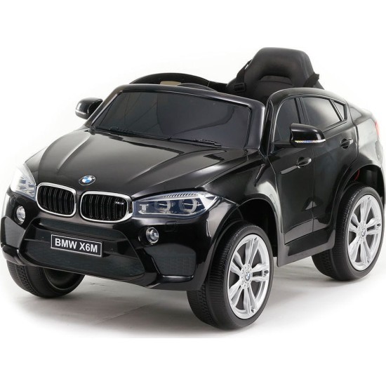 Vienvietīga bērnu elektromobilis BMW X6M, melns