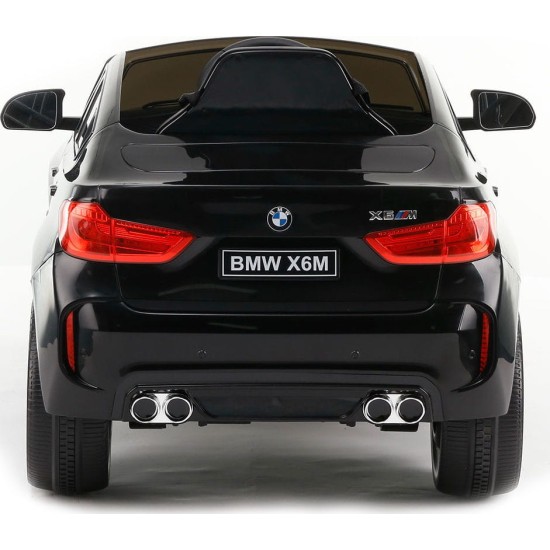 Vienvietīga bērnu elektromobilis BMW X6M, melns