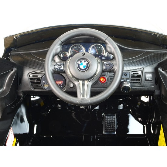Vienvietīga bērnu elektromobilis BMW X6M, melns