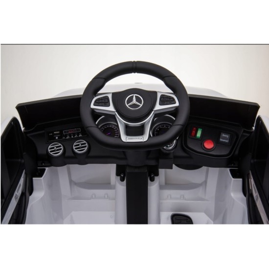 Vienvietīga bērnu elektromobilis Mercedes Benz GLC 63S 4x4, melns