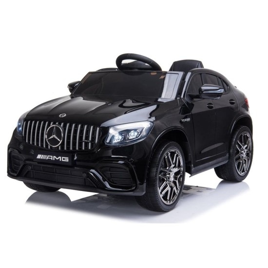 Vienvietīga bērnu elektromobilis Mercedes Benz GLC 63S 4x4, melns