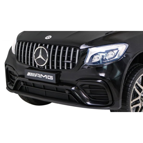 Vienvietīga bērnu elektromobilis Mercedes Benz GLC 63S 4x4, melns