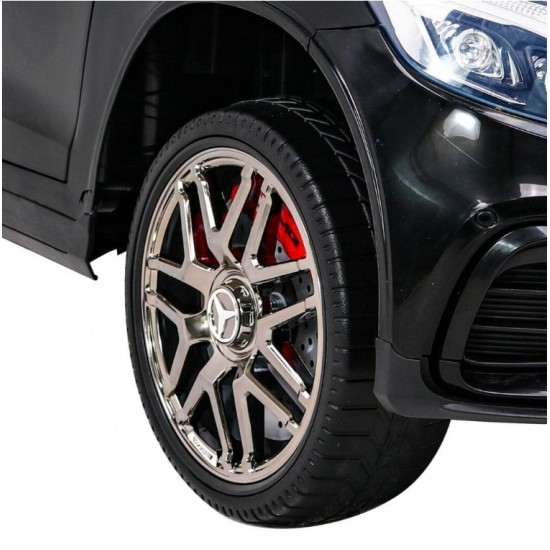 Vienvietīga bērnu elektromobilis Mercedes Benz GLC 63S 4x4, melns