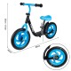Balansa velosipēds ar EVA platformu 12" melns un zils