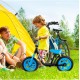 Balansa velosipēds ar EVA platformu 12" melns un zils