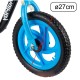 Balansa velosipēds ar EVA platformu 12" melns un zils