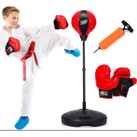Bērnu boksa komplekts, 125 cm, Sarkans