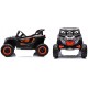 Elektroauto bērniem Buggy UTV NEL-901 Black 4x4, melns