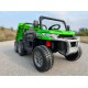 Divvietīga bērnu elektromobilis Farmer Truck, zaļa 4x4 300 W