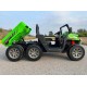 Divvietīga bērnu elektromobilis Farmer Truck, zaļa 4x4 300 W
