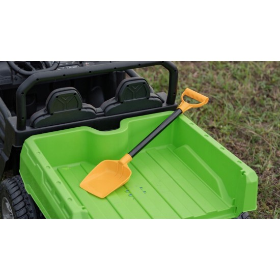 Divvietīga bērnu elektromobilis Farmer Truck, zaļa 4x4 300 W