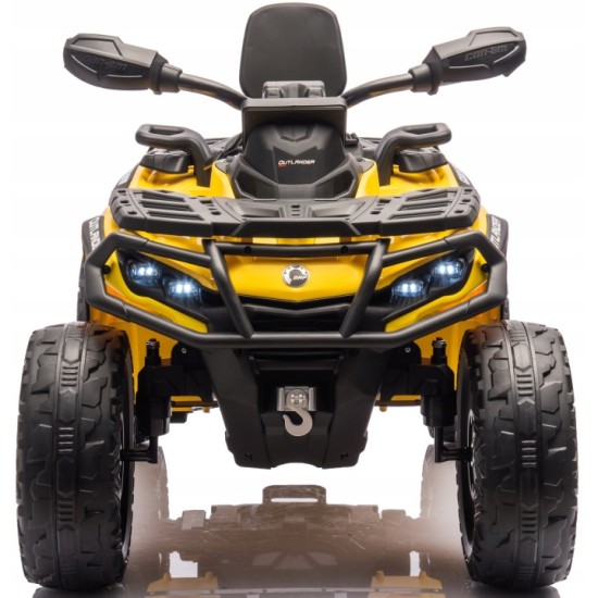 Elektriskais kvadracikls Can Am Outlander 4x4 800W DK-CA005, dzeltens