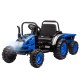 Elektriskais traktors ar piekabi Farmer, Blue