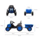 Elektriskais traktors ar piekabi Farmer, Blue
