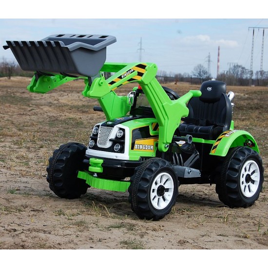 Elektrotraktors zaļš, KINGDOM
