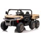 Divvietīga bērnu elektromobilis Farmer Truck, Khaki 4x4 300 W