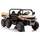 Divvietīga bērnu elektromobilis Farmer Truck, Khaki 4x4 300 W