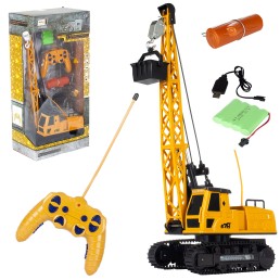 Ar tālvadības pulti vadāms celtniecības celtnis RC, 50 cm
