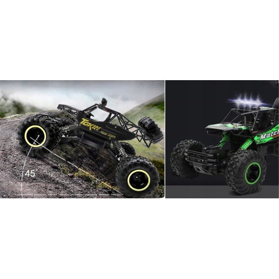 RC automobilis „Rock Crawler“ 1:12 4WD METAL, zaļš