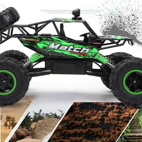 RC automobilis „Rock Crawler“ 1:12 4WD METAL, zaļš