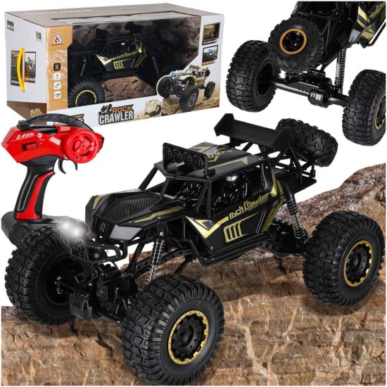 RC automašīna Rock Crawler 2.4GHz 1:8 51cm melna